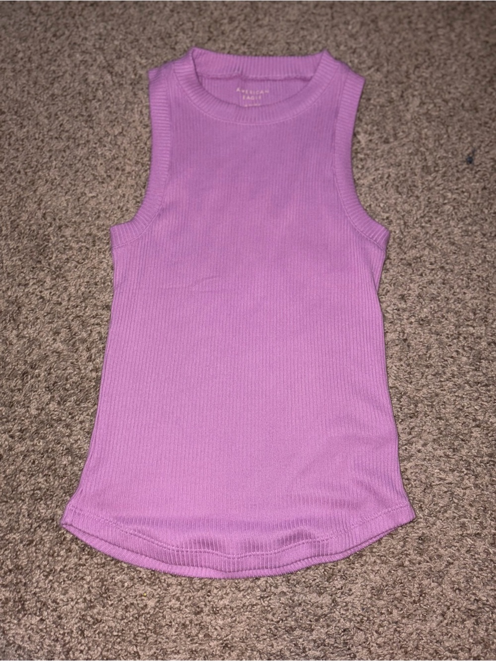 American Eagle Outfitters Lavender Ribbed Tank